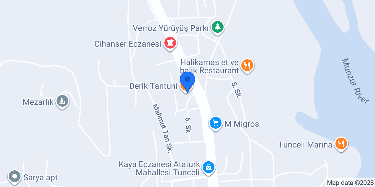 Derik Tantuni konumu