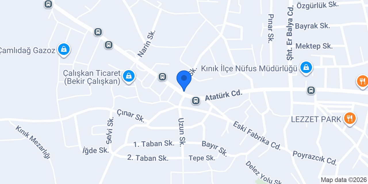 Nazlı Yapı Market konumu