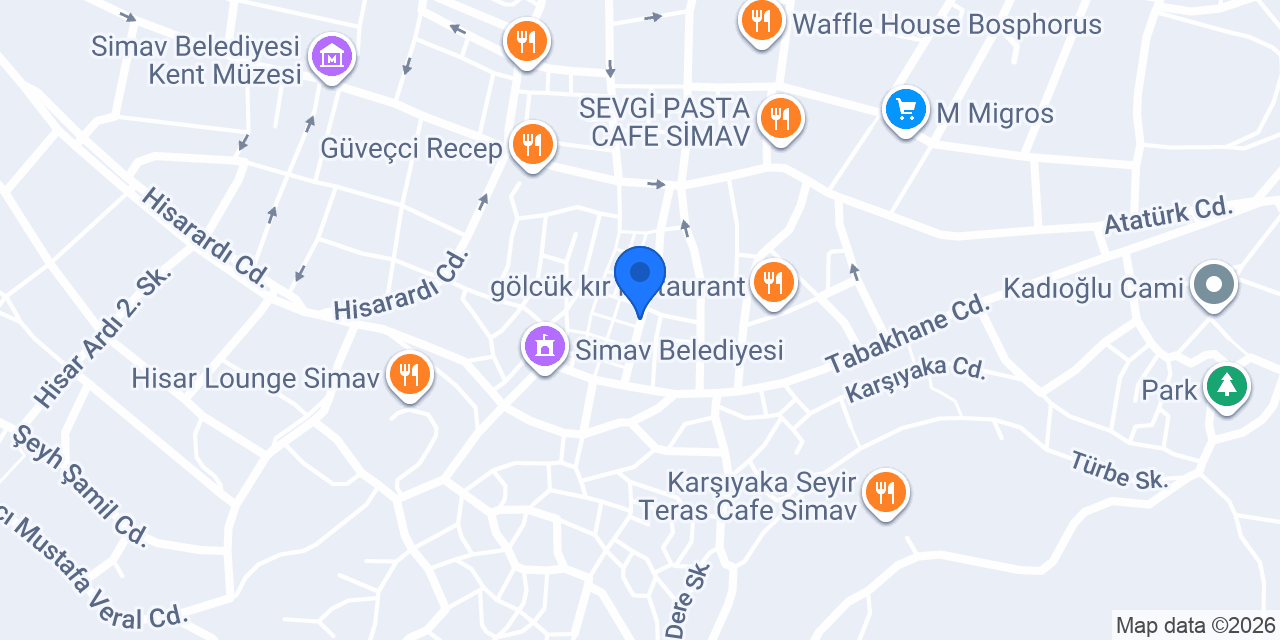 Simav Pide Salonu konumu