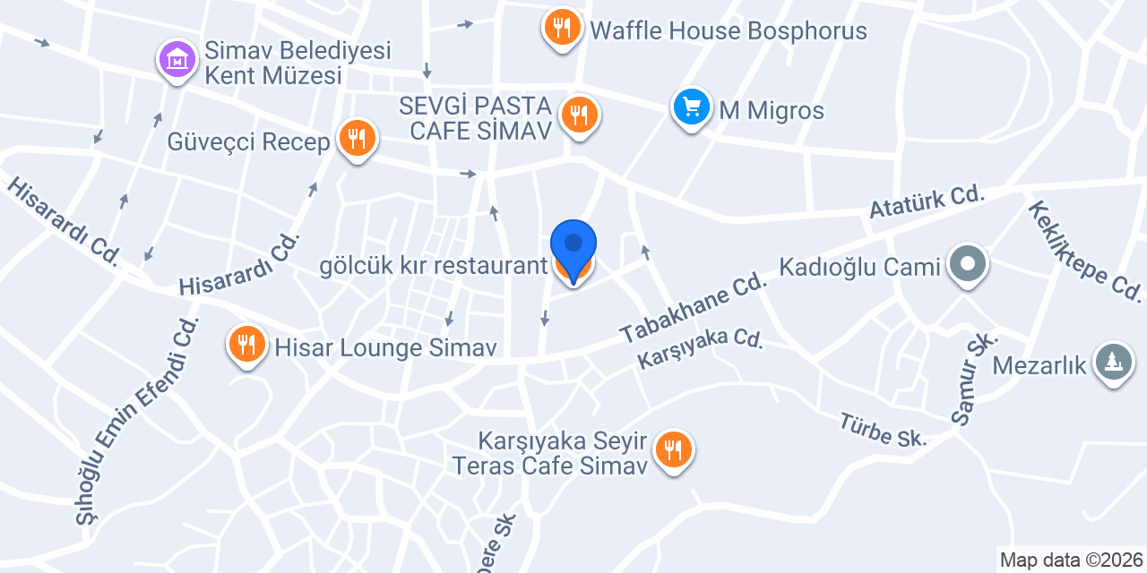 gölcük kır restaurant konumu