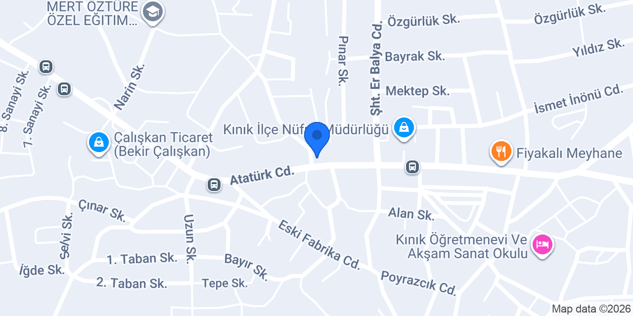 13 Eylül İlköğretim Okulu konumu