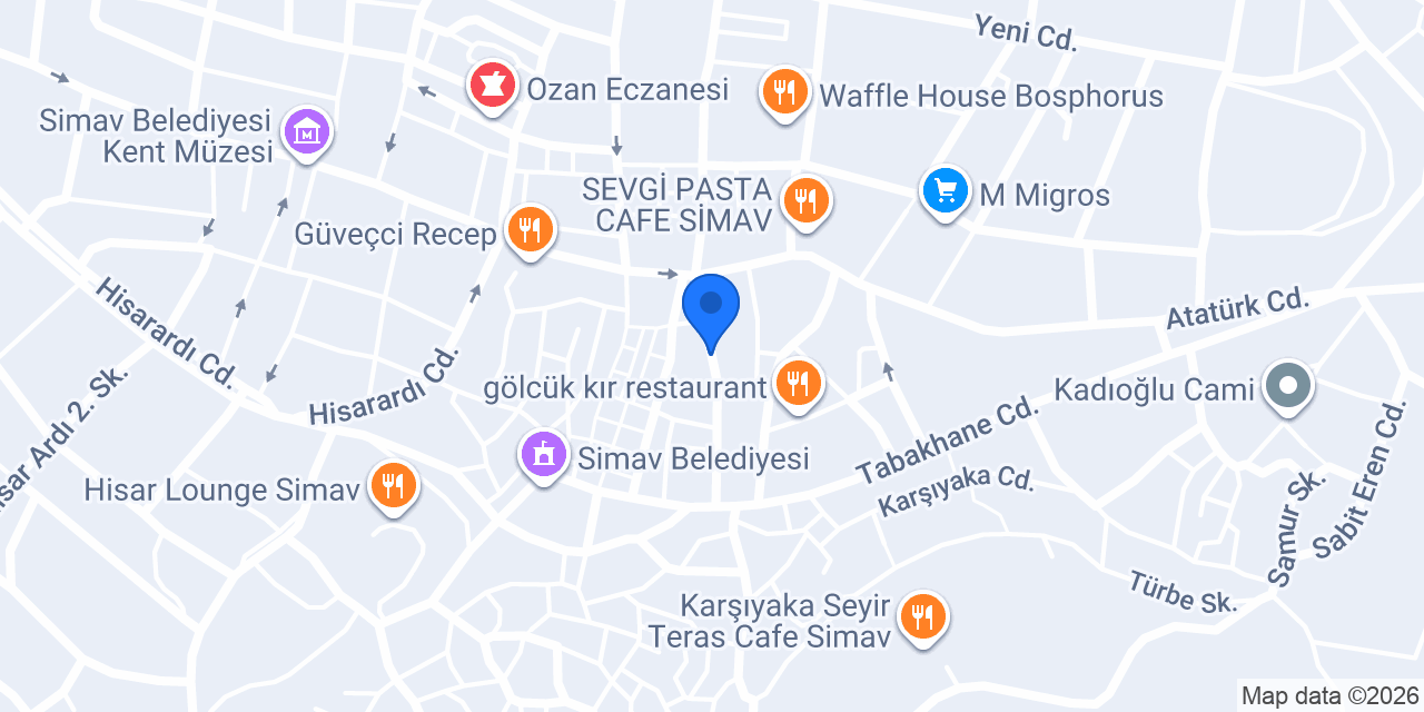 YENER GİYİM konumu
