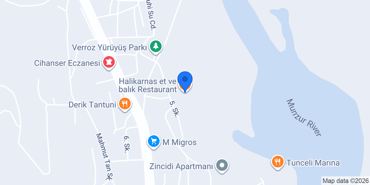 Halikarnas et ve balık Restaurant konumu