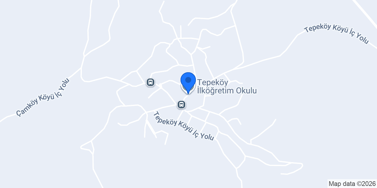 Tepeköy İlköğretim Okulu konumu