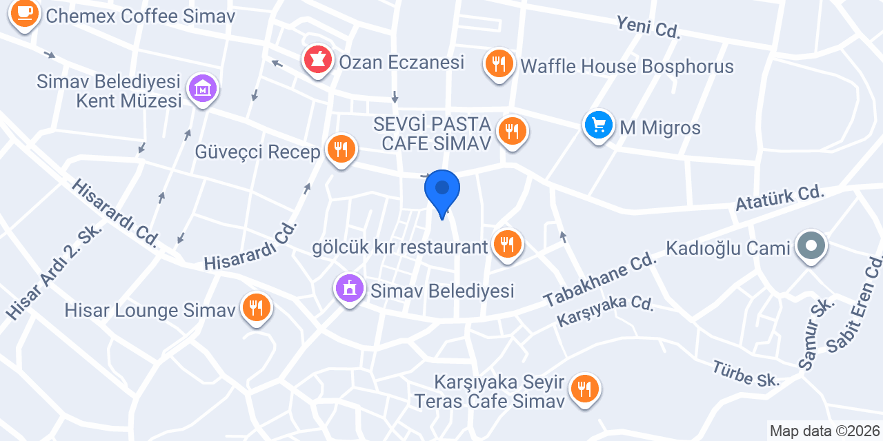 Simav Sanat Akademisi konumu
