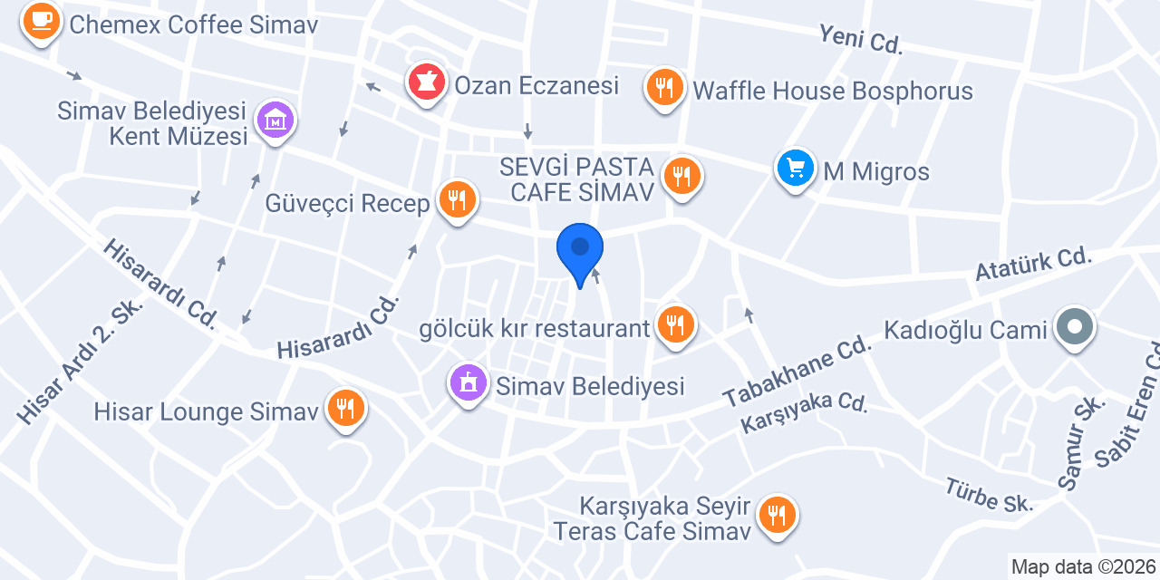 Hodolar Pastanesi konumu