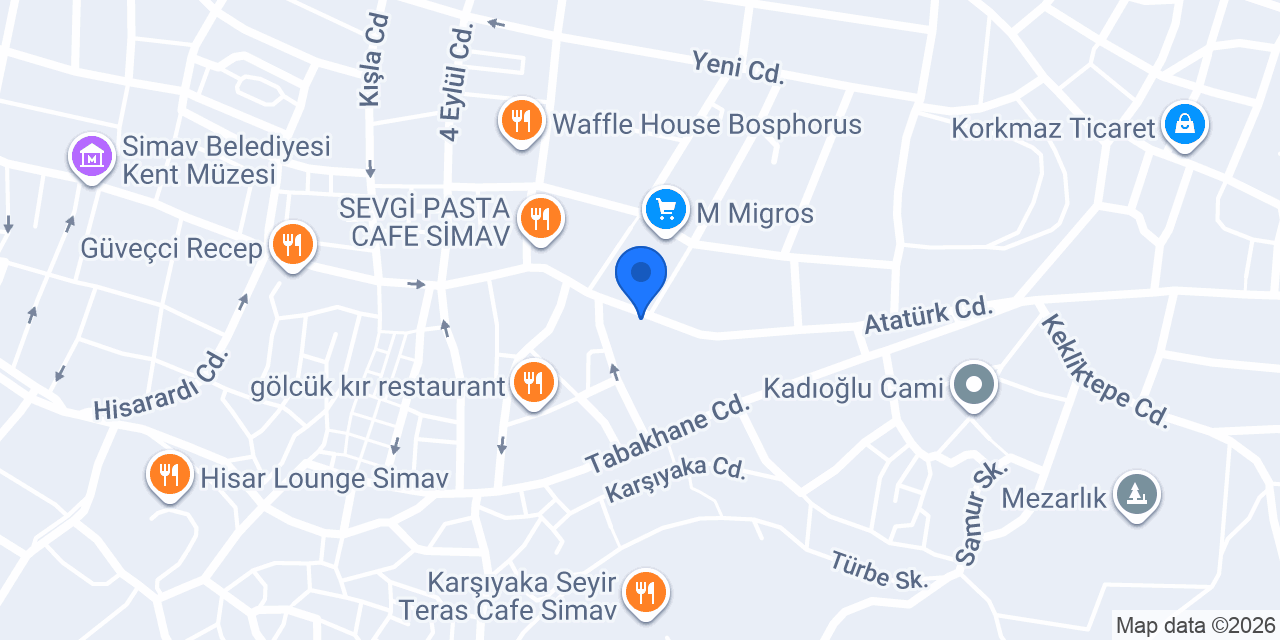 Yedi Kalem Elektrik konumu