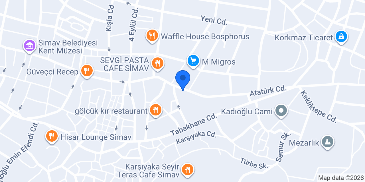 Simav Çiftekumru konumu