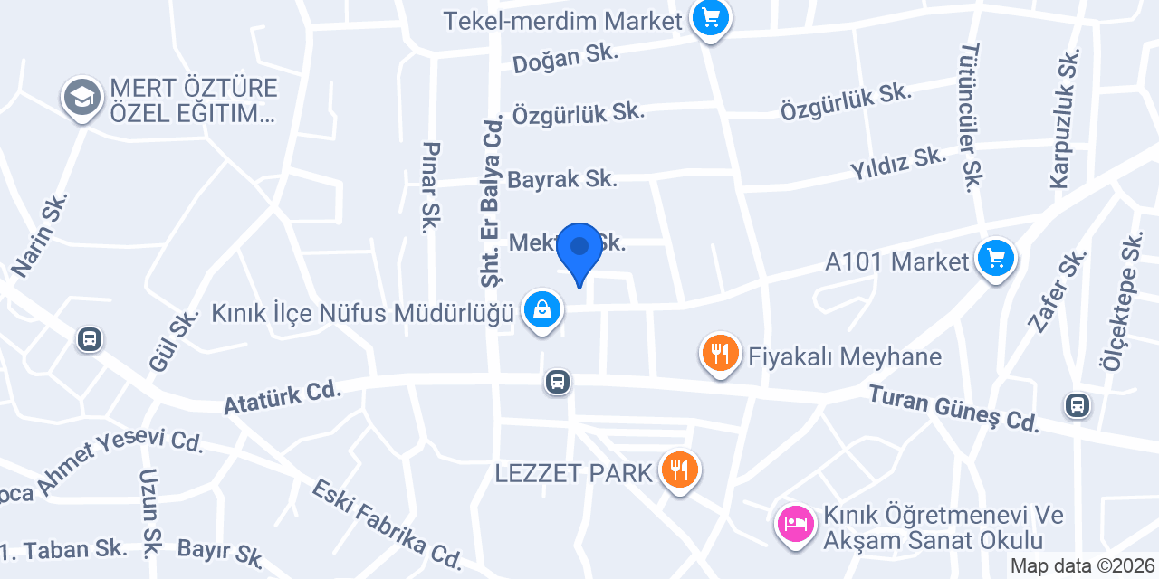 Poyracık Belediyesi konumu