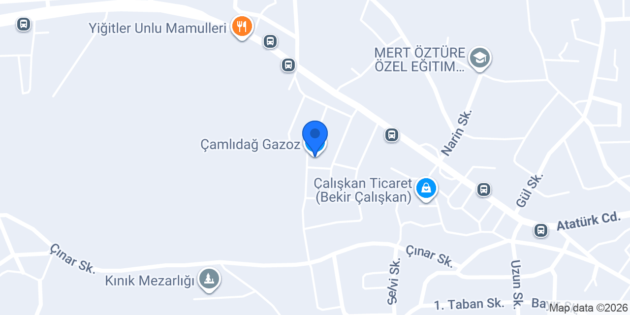 Çamlıdağ Gazoz konumu