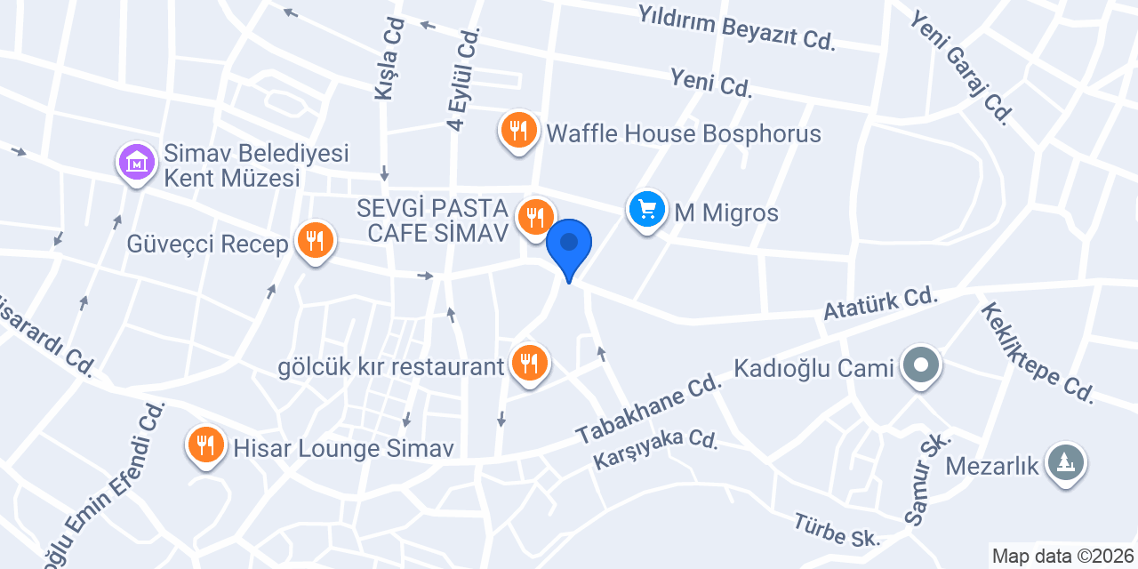 Simav Bilgisayar konumu
