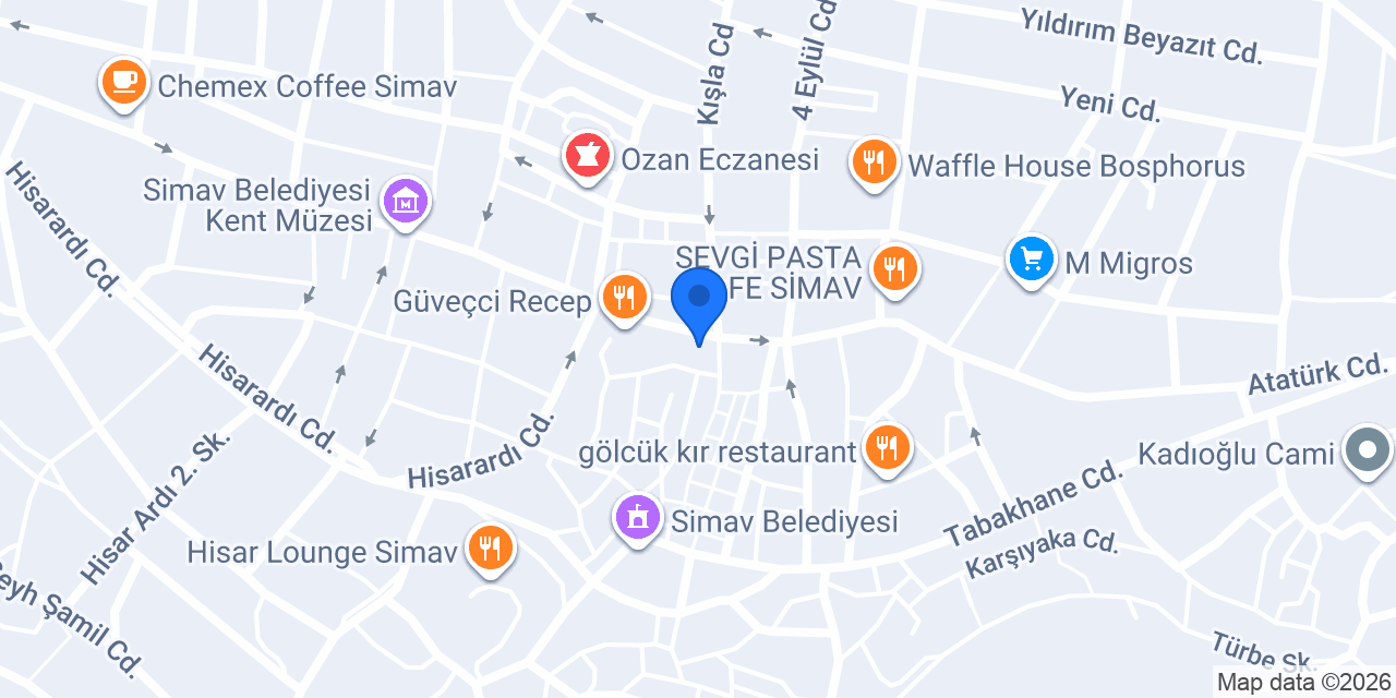 Çınar Eczanesi konumu
