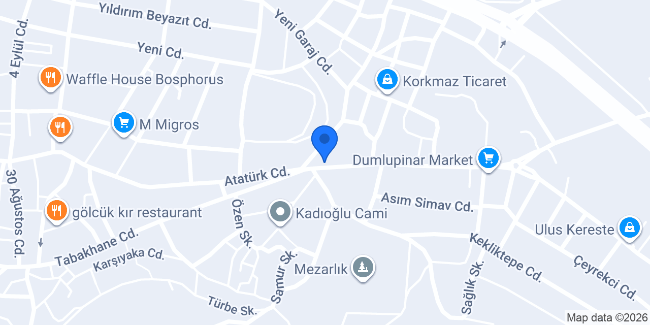 Akdağ Mobilya konumu