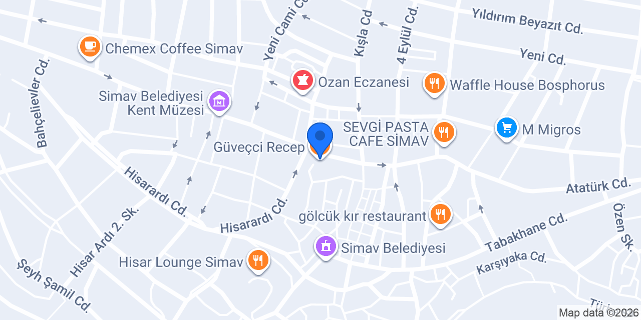 Güveçci Recep konumu
