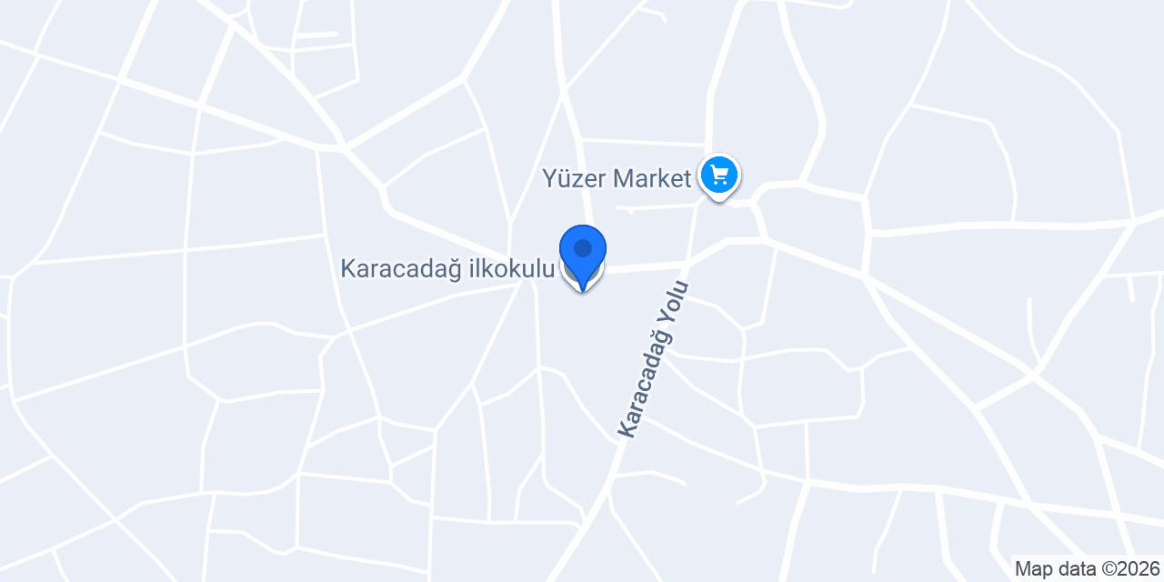 Karacadağ ilkokulu konumu