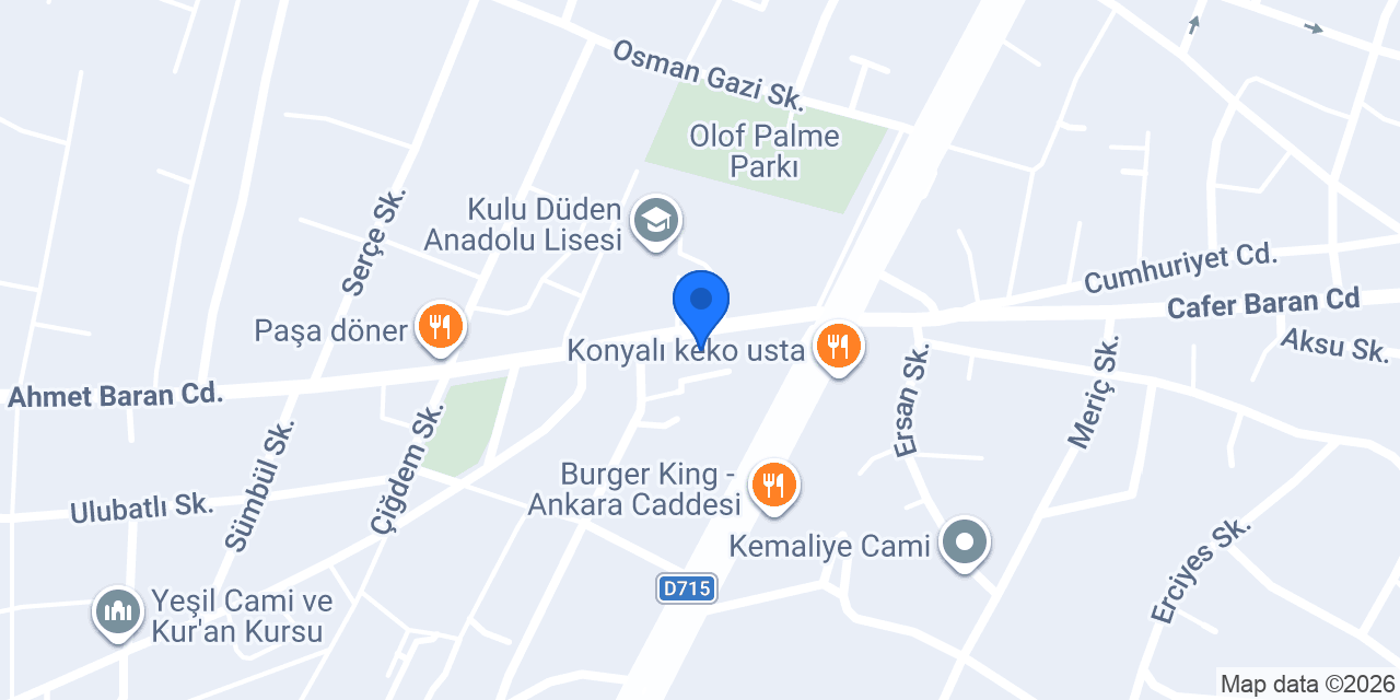 Polat Eczanesi konumu