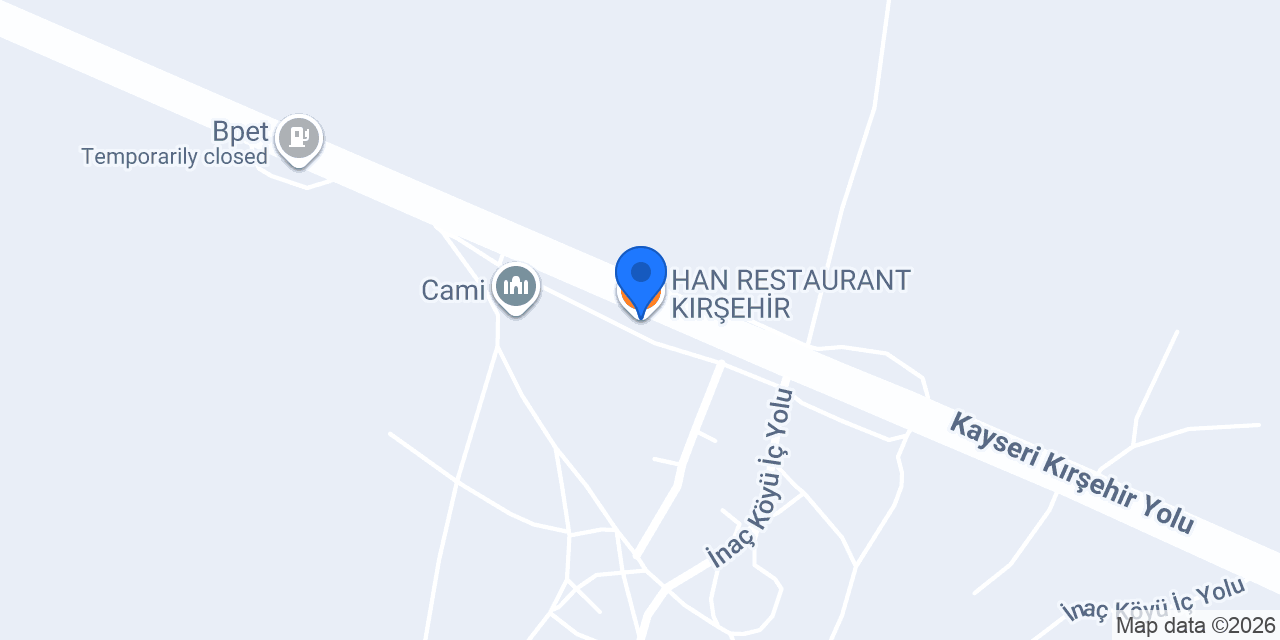 HAN RESTAURANT KIRŞEHİR konumu