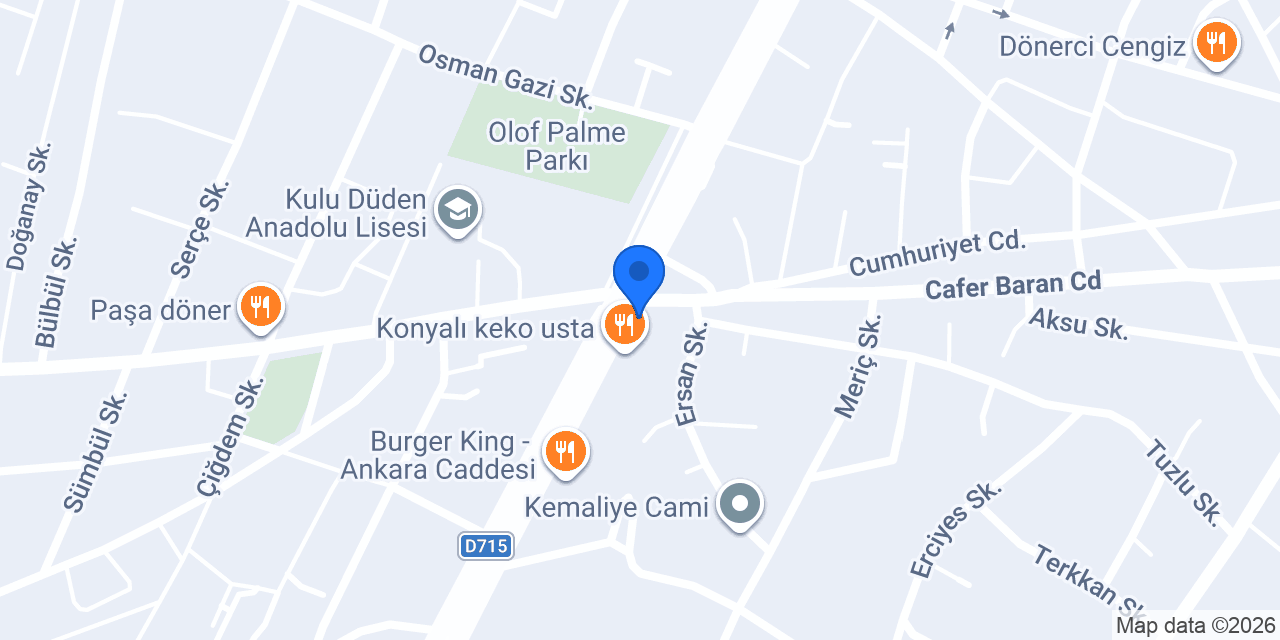 YENİBAHAR RESTAURANT 55 konumu