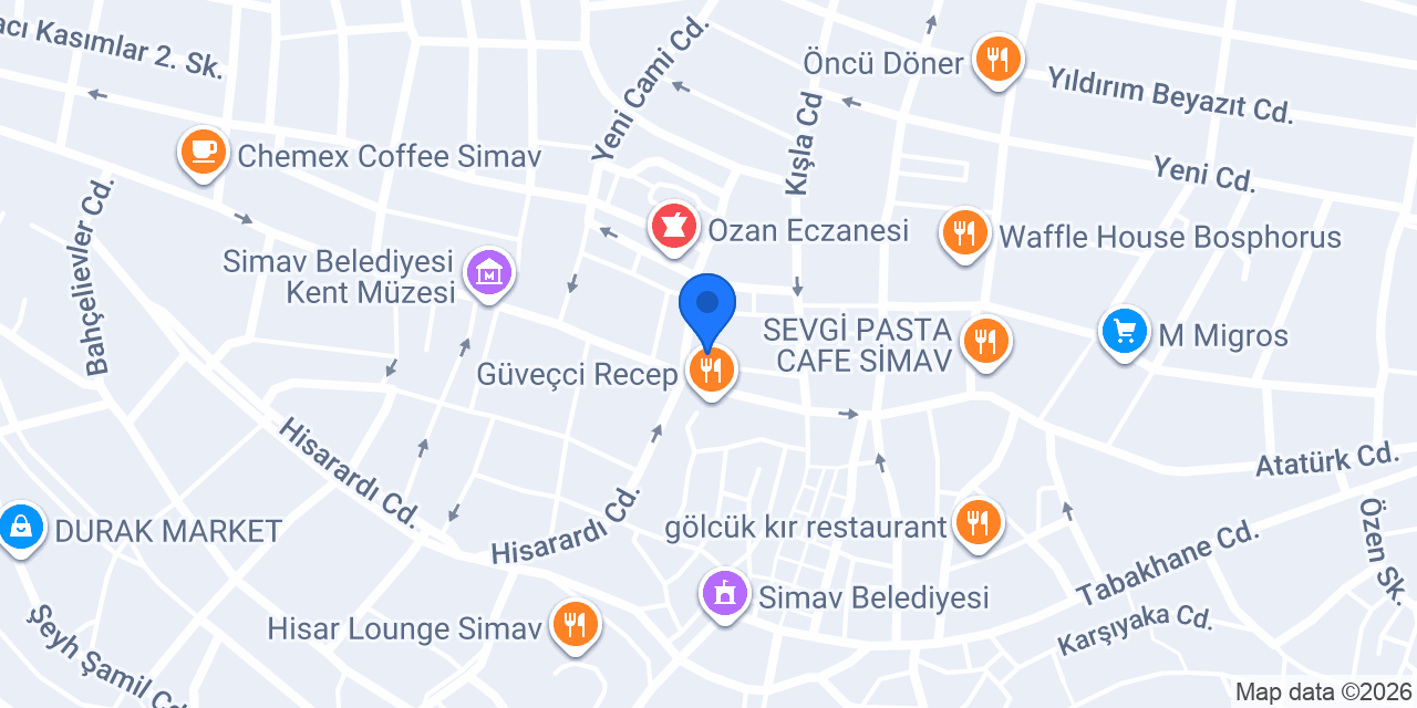 Orkide Çiçekçilik konumu