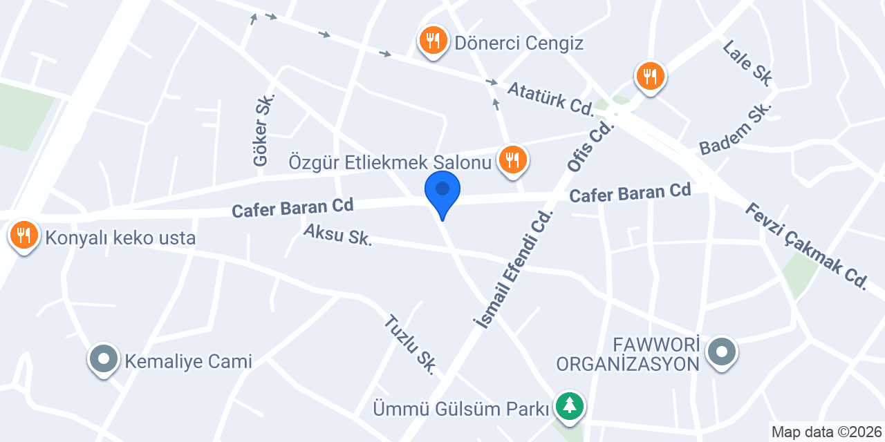 Kulu Yün Evi konumu
