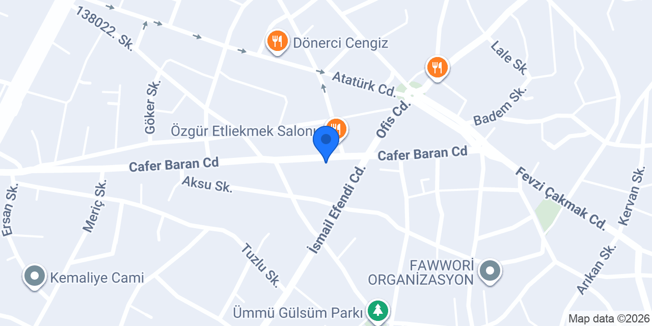 Büşra Naz Beauty studio konumu