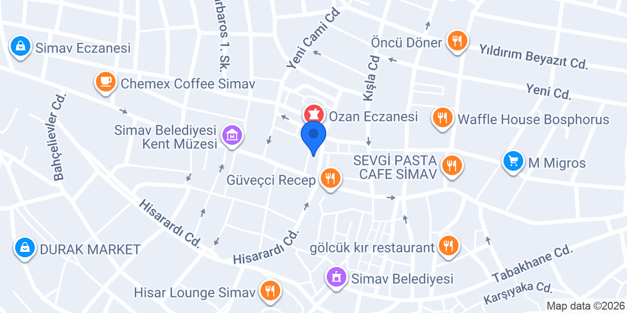 Duru Döner konumu