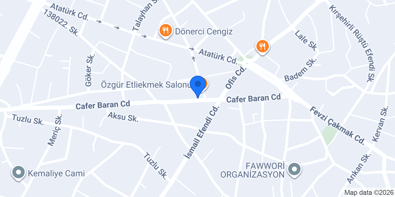 Aleyna Bayan Kuaför Salonu konumu