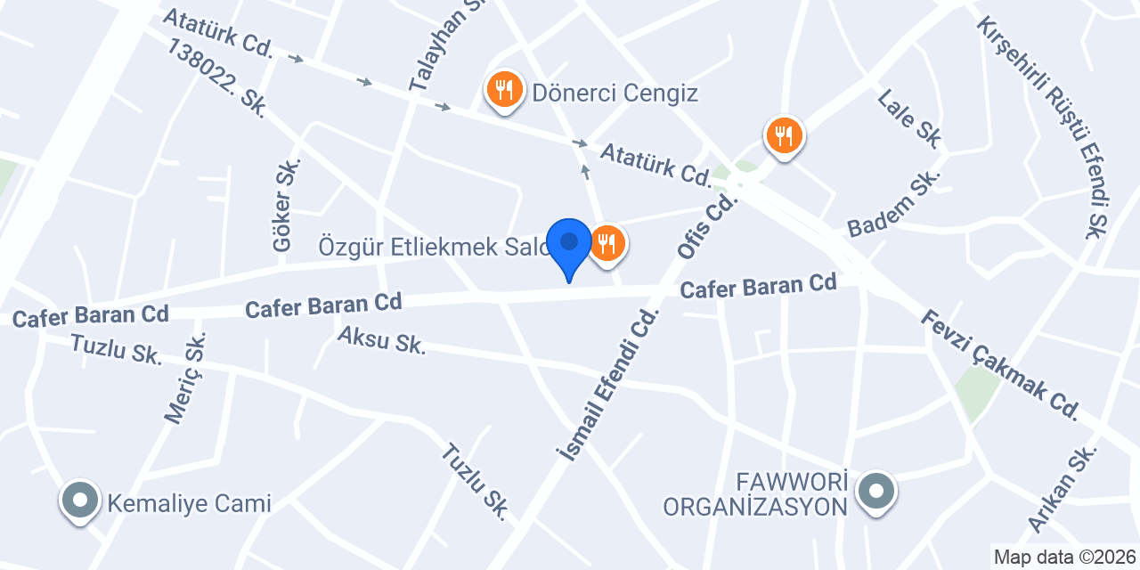 Eken mobilya konumu