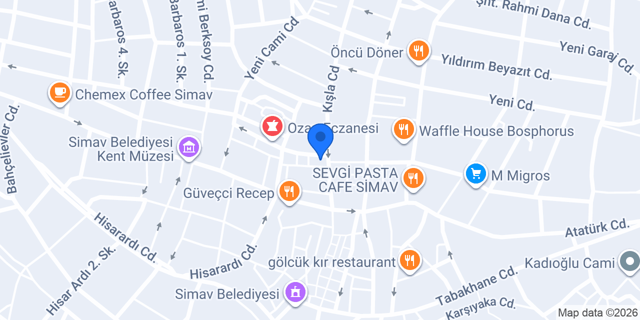 Ceren Optik konumu