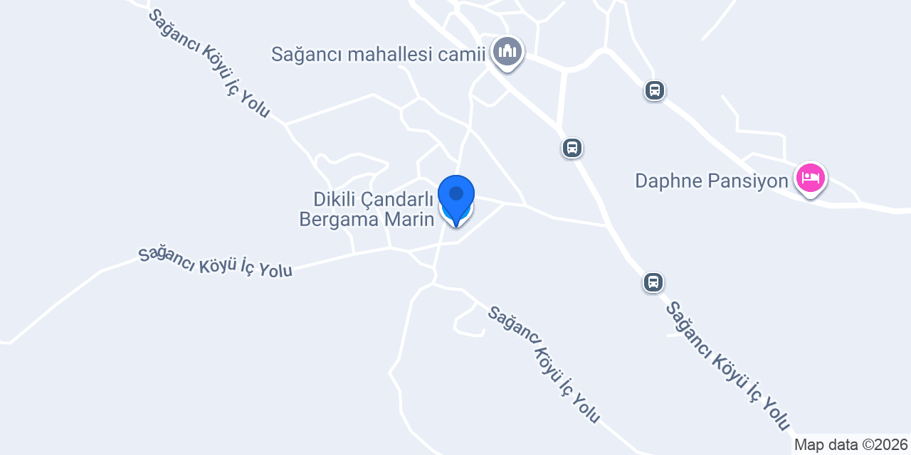 Dikili Çandarlı Bergama Marin konumu