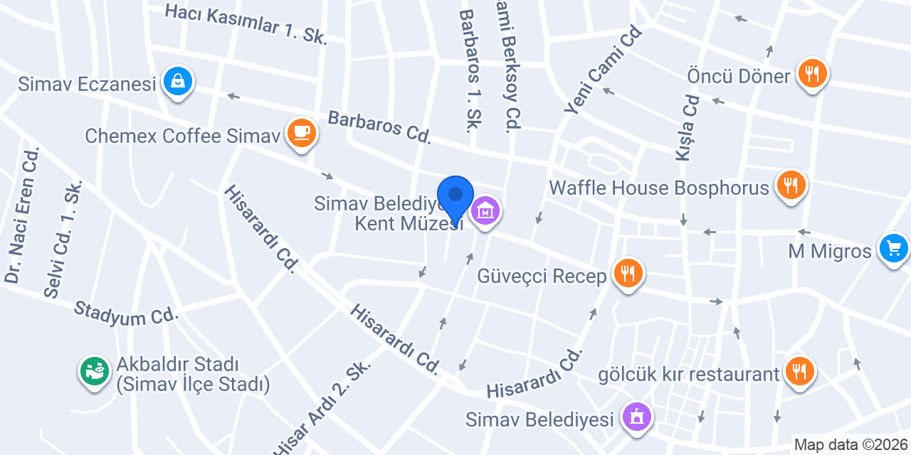 Şok Market konumu