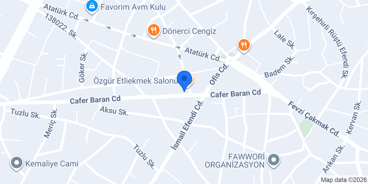 Saklibahce tuhafiye konumu