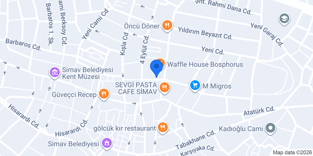 Simav Apart konumu