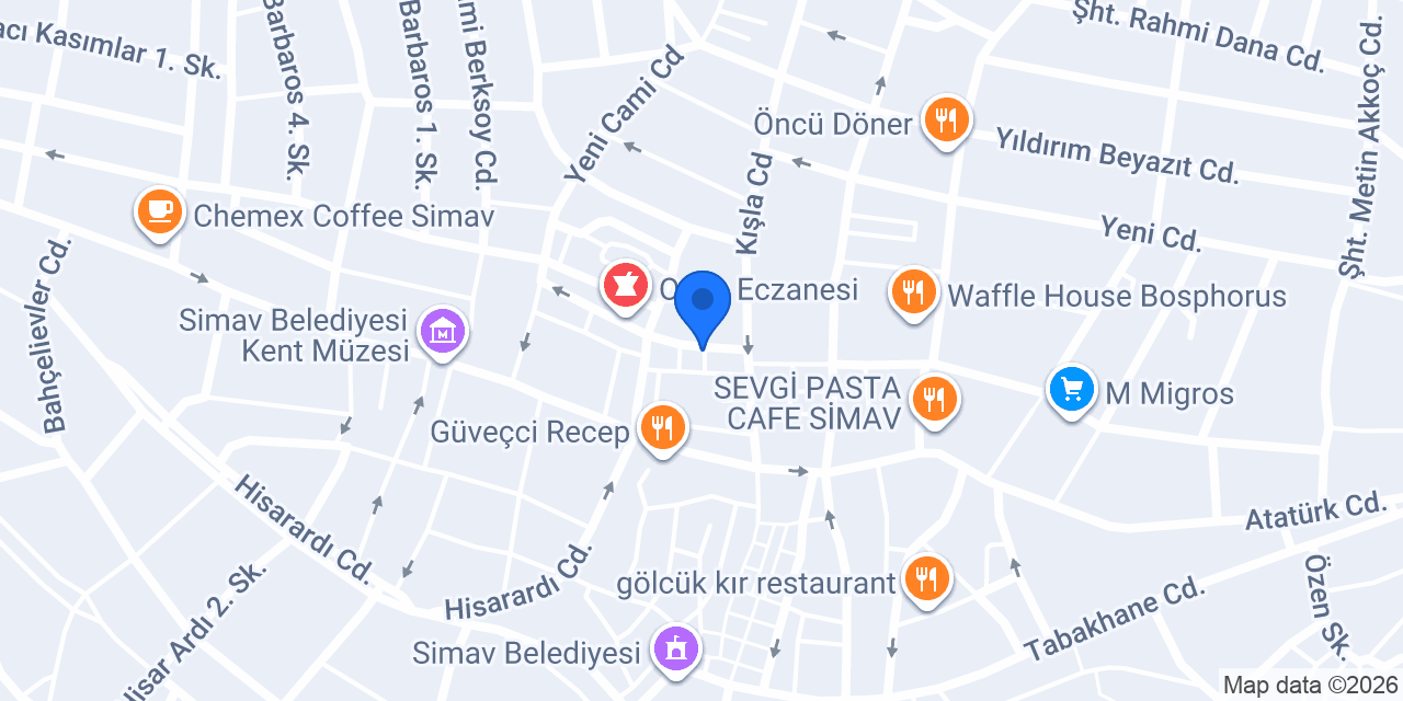 Türkkızılayı konumu
