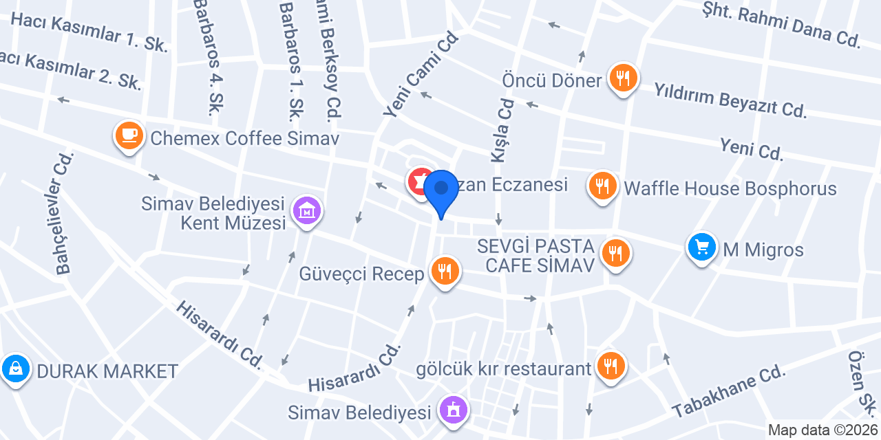 Yörem Lokantası konumu