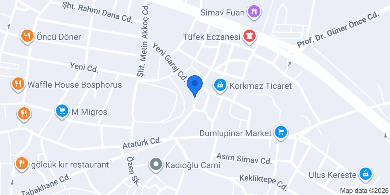 Garanti Oto konumu