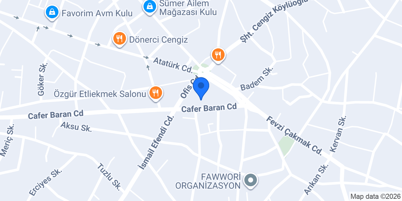 Merkez İlkokulu konumu