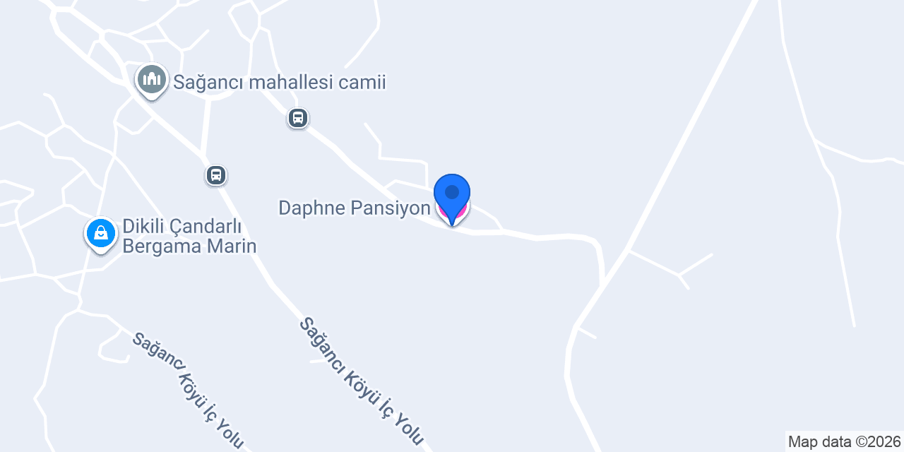 Daphne Pansiyon konumu
