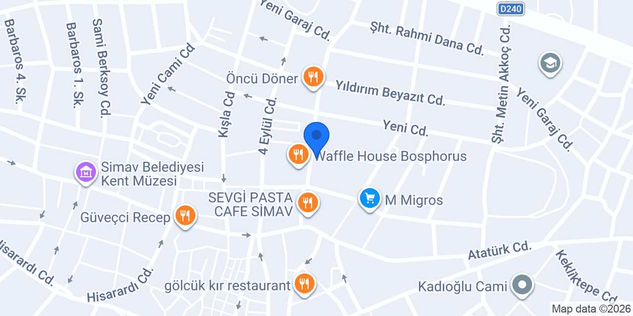 Simav İlçe Halk Kütüphanesi konumu