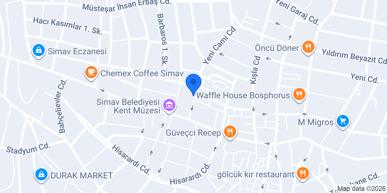 Alsolak Veteriner Kliniği konumu