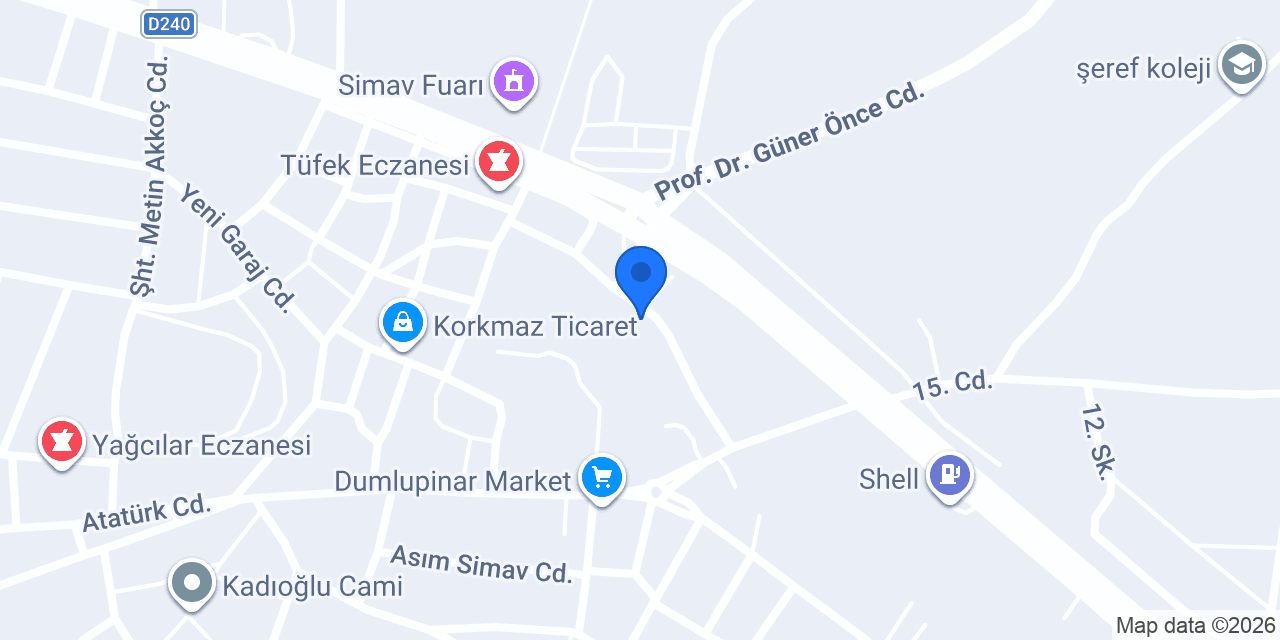 Müezzinoğlu Ağaç Sanayi Tic.Ltd.Şti konumu