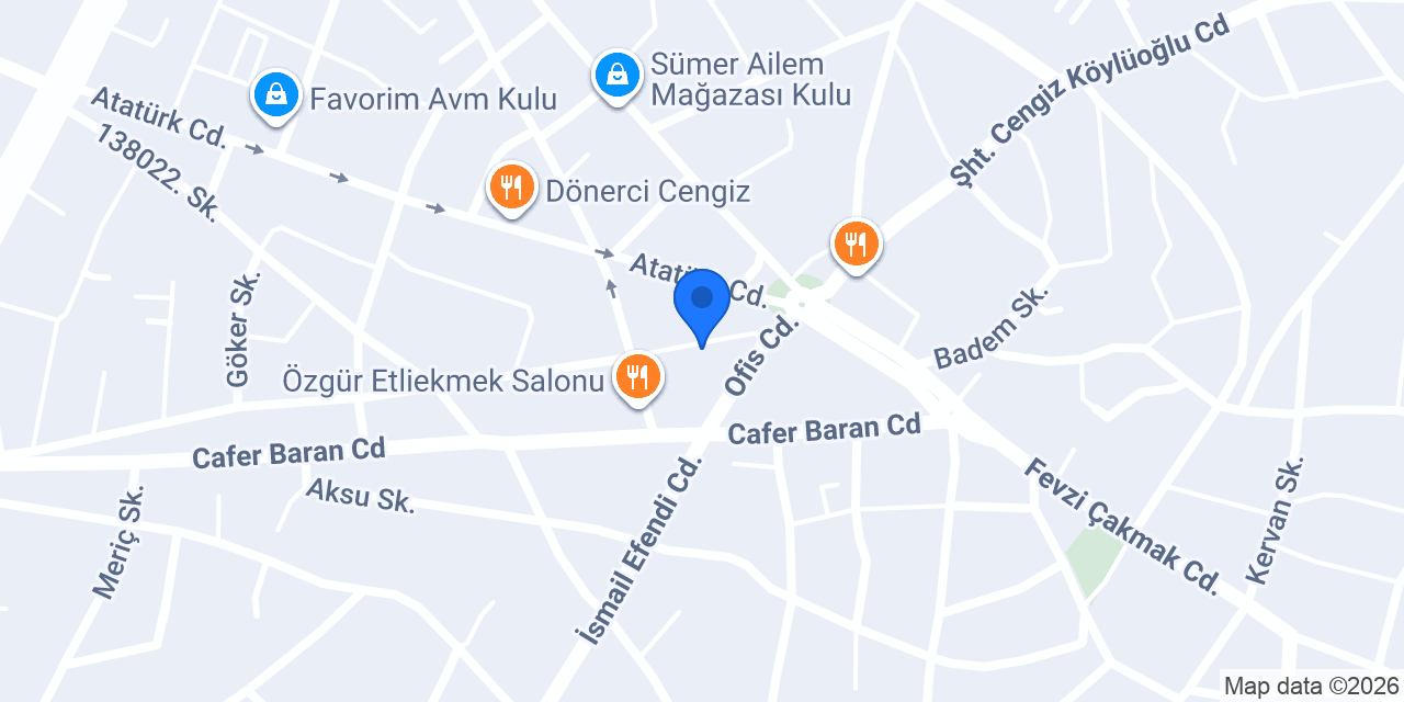 İstikbal - Yılmazlar Mobilya konumu