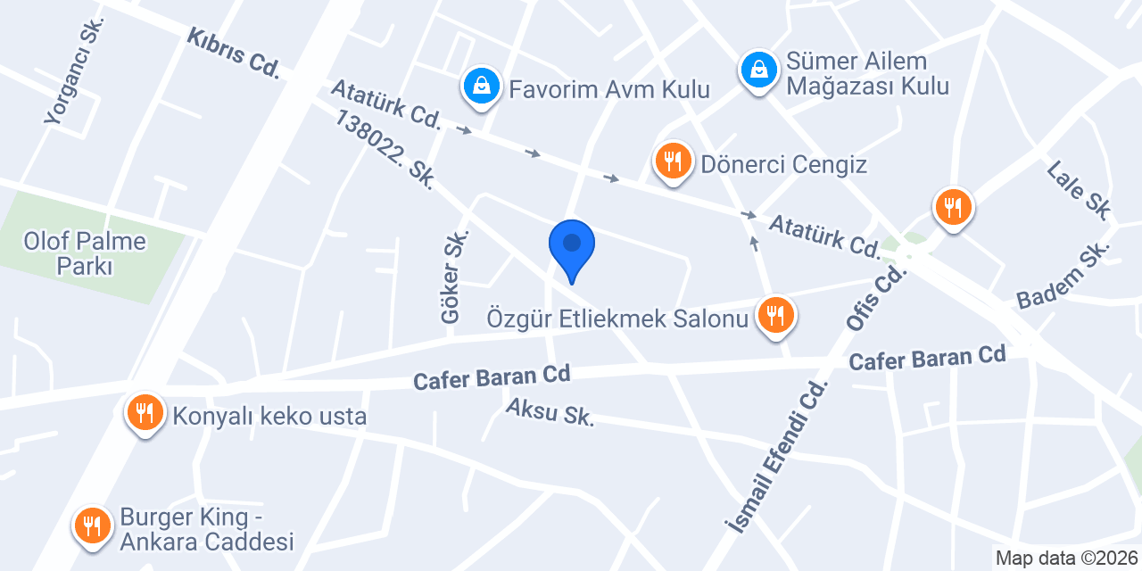 Kebapçı Ali Usta konumu