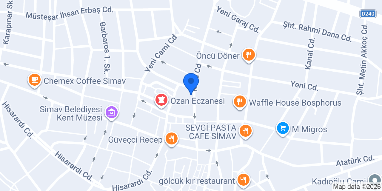 Yıldız Bilgisayar konumu