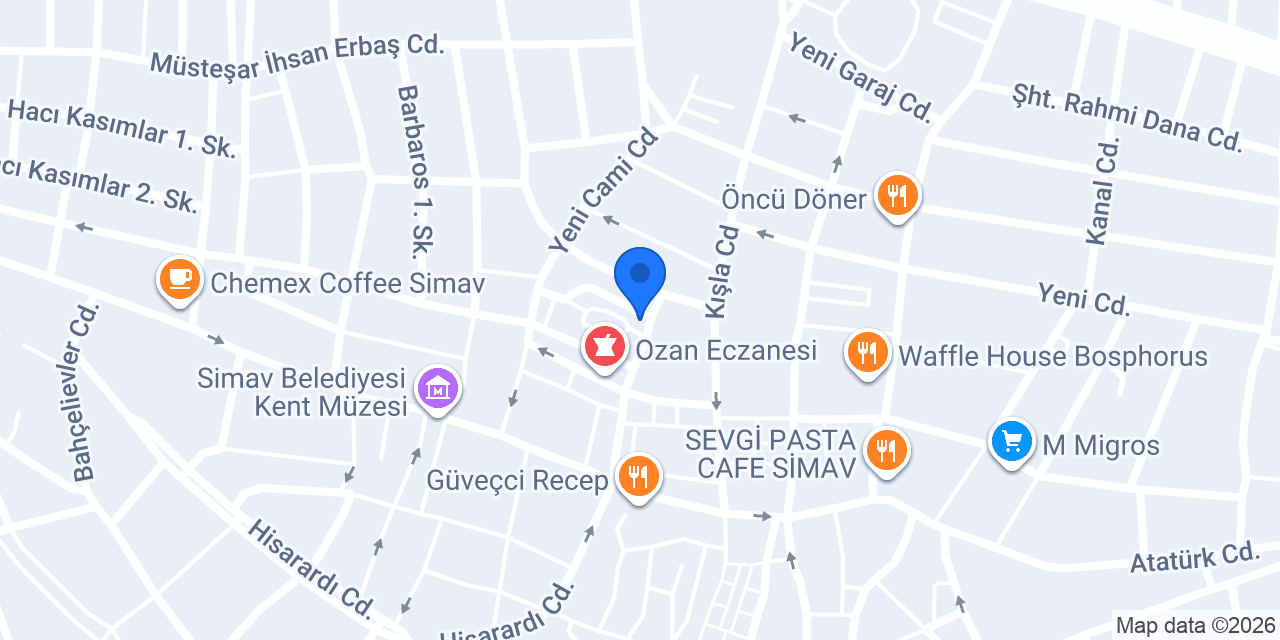 Melih Erkek Kuaför Salonu konumu
