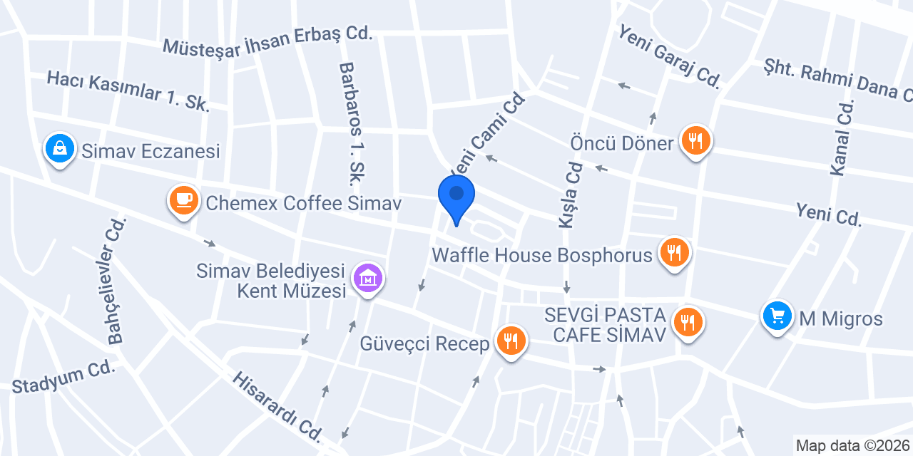 Harika berber salonu konumu