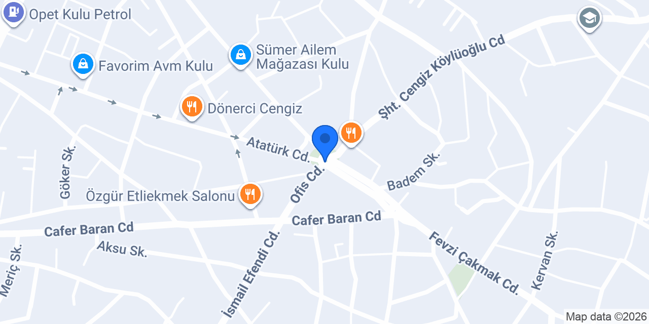 Tşof Trafik A.Ş. konumu