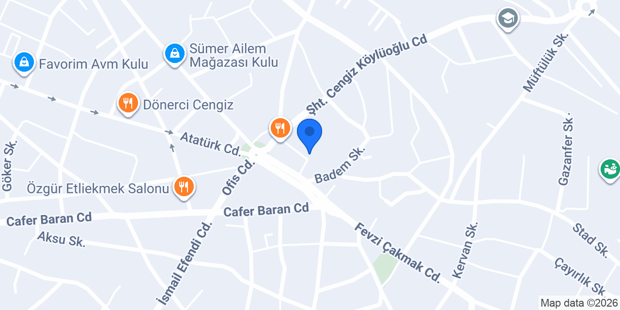 Ömeroğlu Otomotiv konumu
