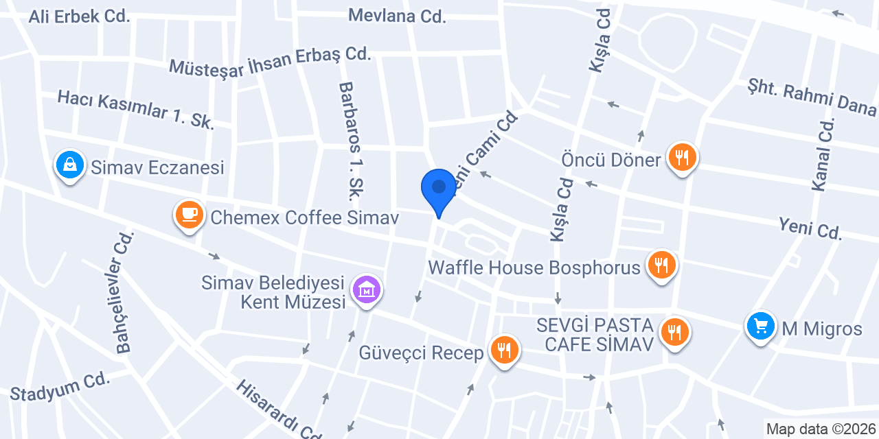 SUNAR VETERİNER KLİNİĞİ - SİMAV konumu