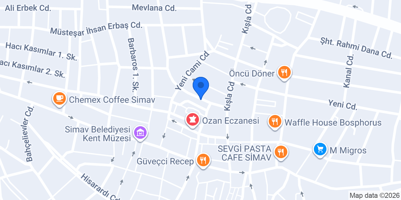 Müdüroğlu Emlak konumu